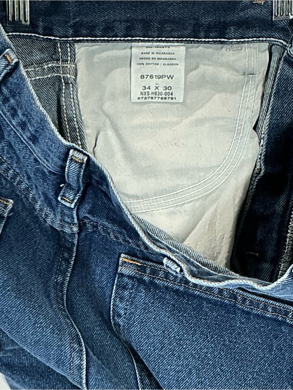 Rustler Relaxed Fit Jeans Men’s 34x30 Medium Wash Straight Leg Denim - Picture 4 of 5